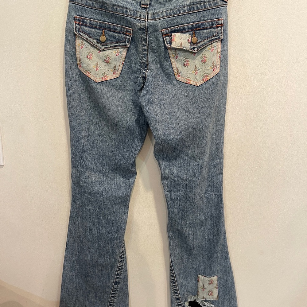 Vintage Cache Low Jeans With Patchwork - image 5